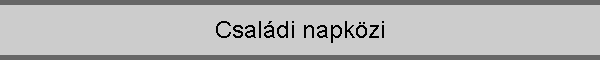 Csaldi napkzi