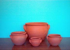 Gömböc bordásfüles kaspó